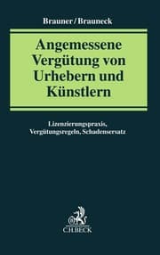 Cover von Angemessene Vergütung von Urhebern und Künstlern