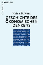 Cover von Geschichte des ökonomischen Denkens