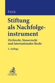 Cover von Stiftung als Nachfolgeinstrument