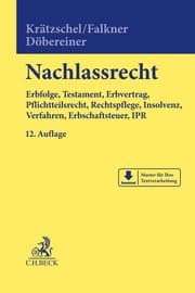 Cover von Nachlassrecht