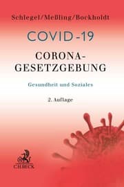 Cover von Corona-Gesetzgebung - Gesundheit und Soziales