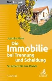Cover von Die Immobilie bei Trennung und Scheidung