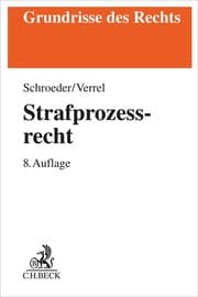 Cover von Strafprozessrecht