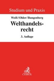 Cover von Welthandelsrecht