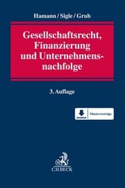 Cover von Gesellschaftsrecht, Finanzierung und Unternehmensnachfolge
