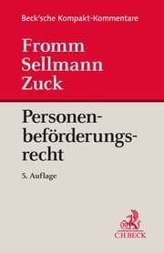 Cover von Personenbeförderungsrecht