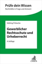 Cover von Gewerblicher Rechtsschutz und Urheberrecht