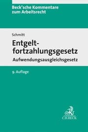 Cover von Entgeltfortzahlungsgesetz. EFZG AAG
