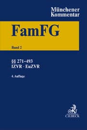 Cover von Münchener Kommentar zum FamFG Band 2: §§ 271-493, Internationales und Europäisches Zivilverfahrensrecht in Familiensachen