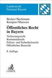 Cover von Öffentliches Recht in Bayern