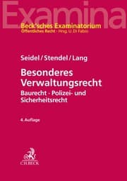 Cover von Besonderes Verwaltungsrecht