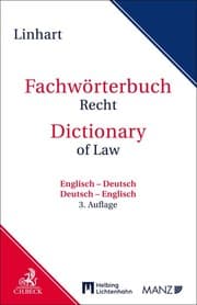 Cover von Fachwörterbuch Recht