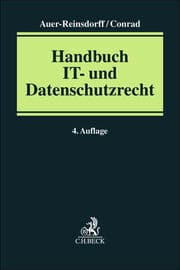 Cover von Handbuch IT- und Datenschutzrecht