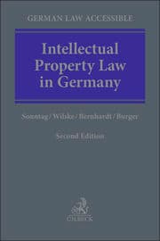 Cover von Intellectual Property Law in Germany
