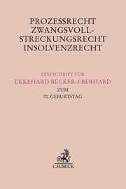 Cover von Prozessrecht, Zwangsvollstreckungsrecht, Insolvenzrecht