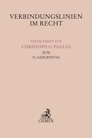 Cover von Verbindungslinien im Recht