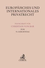 Cover von Europäisches und internationales Privatrecht