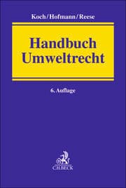 Cover von Handbuch Umweltrecht