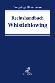 Cover von Rechtshandbuch Whistleblowing