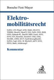 Cover von Elektromobilitätsrecht - Kommentar