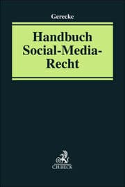 Cover von Handbuch Social-Media-Recht