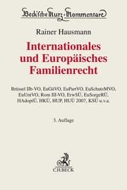 Cover von Internationales und Europäisches Familienrecht