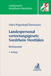 Cover von Landespersonalvertretungsgesetz Nordrhein-Westfalen