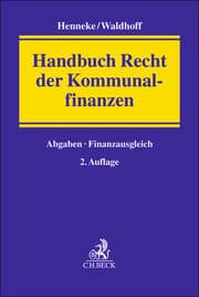 Cover von Handbuch Recht der Kommunalfinanzen