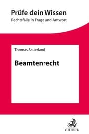 Cover von Beamtenrecht