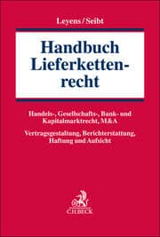 Cover von Handbuch Lieferkettenrecht