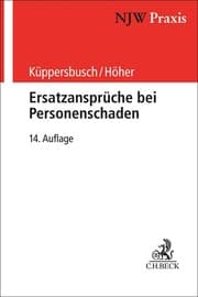 Cover von Ersatzansprüche bei Personenschaden