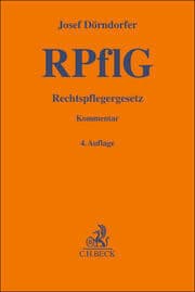 Cover von Rechtspflegergesetz. RPflG