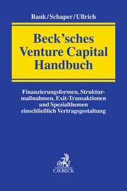 Cover von Becksches Venture Capital Handbuch