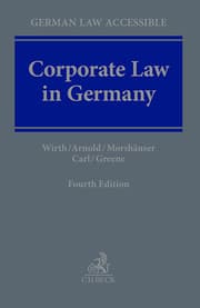 Cover von Corporate Law in Germany
