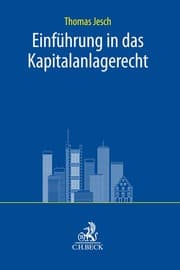 Cover von Einführung in das Kapitalanlagerecht