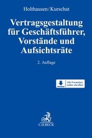 Cover von Vertragsgestaltung Geschäftsführer, Vorstände, Aufsichtsräte