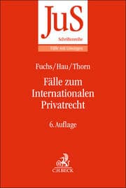 Cover von Fälle zum Internationalen Privatrecht