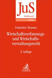 Cover von Wirtschaftsverfassungs- und Wirtschaftsverwaltungsrecht