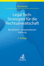Cover von Legal Tech-Strategien für die Rechtsanwaltschaft