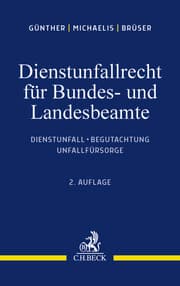 Cover von Dienstunfallrecht für Bundes- und Landesbeamte