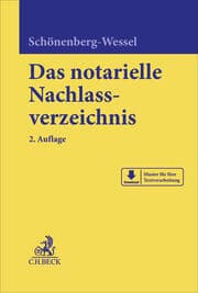 Cover von Das notarielle Nachlassverzeichnis