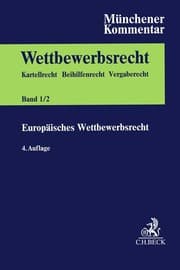 Cover von Münchener Kommentar zum Wettbewerbsrecht Bd. 1: Europäisches Wettbewerbsrecht Teilband 2
