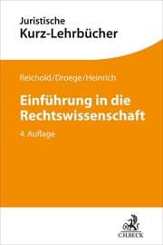 Cover von Einführung in die Rechtswissenschaft
