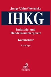 Cover von Industrie- und Handelskammergesetz. IHKG