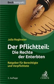 Cover von Der Pflichtteil: Die Rechte der Enterbten