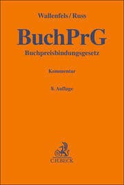 Cover von Buchpreisbindungsgesetz. BuchPrG