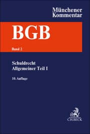 Cover von Münchener Kommentar zum Bürgerlichen Gesetzbuch Bd. 2: Schuldrecht - Allgemeiner Teil I