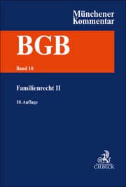 Cover von Münchener Kommentar zum Bürgerlichen Gesetzbuch Bd. 10: Familienrecht II §§ 1589-1921, RelKErzG, VBVG, SGB VIII, SaRegG