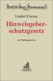 Cover von Hinweisgeberschutzgesetz. HinSchG