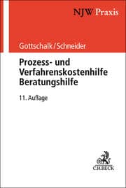 Cover von Prozess- und Verfahrenskostenhilfe, Beratungshilfe